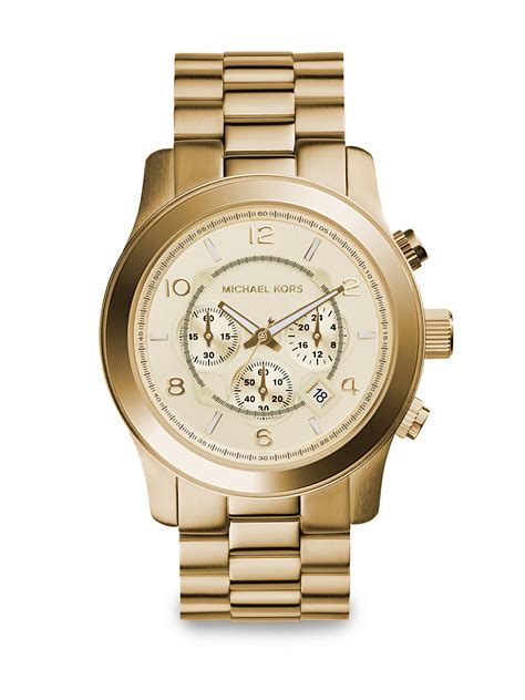 michael kors oversized runway watch uk|Michael Kors runway watch slim.